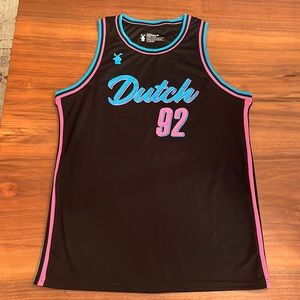 Dutch bros Jersey, size large,
